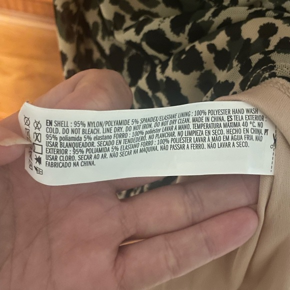 NWT Forever 21 Army Camo Print Mini Dress w Adjustable Spaghetti Straps, Medium - Picture 5 of 12